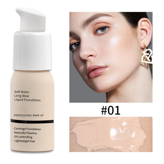 Base de Maquillaje Líquida con Acabado Mate Suave