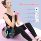 21 Bandas de Resistencia para Fitness – Extensor de Tobillos con 4 Tubos y Pedal