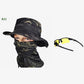 Sombrero de pesca de camuflaje 2 en 1 y envoltura de cuello de máscara