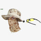 Sombrero de pesca de camuflaje 2 en 1 y envoltura de cuello de máscara