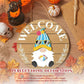 🍁Las Mejores Decoraciones para Navidad🎄Letrero de Bienvenida de Gnomo de Madera con Piezas Intercambiables🎈 - COMPRA 2 ENVÍO GRATIS