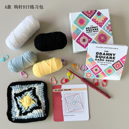 🧵El juego de cartas Granny Square para ganchillo: 50 motivos para mezclar y combinar🧶
