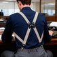 👔✅ 50% OFF! Men's X-Back Suspenders with Hook Clips – Adjustable & Heavy-Duty