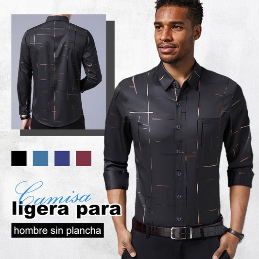👔Especiales Otoño/Invierno🔥Camisa fina sin planchado para hombre - Compra 2 Envío Gratis