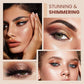 Conjunto de lápices de sombra de ojos de 12 colores, resistente al agua, de larga duración con brillo glitter