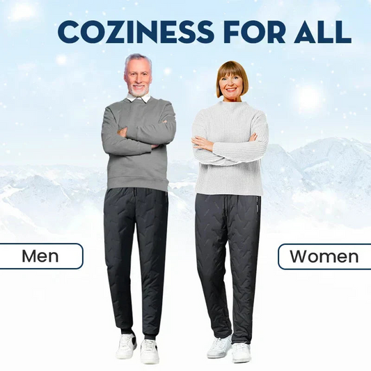 Pantalones impermeables unisex con forro polar