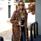 💖 Chaqueta de Estampado de Leopardo de Mediano Largo para Mujer - COMPRA 2 ENVÍO GRATIS