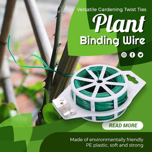 Cintas de Alambre para Jardín con Tijeras Integradas