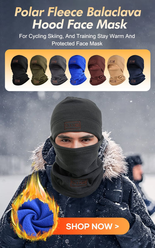 🔥Essential for winter cold 49% Off❄🎁- Polar Fleece Balaclava Hood Face Mask