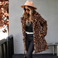 💖 Chaqueta de Estampado de Leopardo de Mediano Largo para Mujer - COMPRA 2 ENVÍO GRATIS