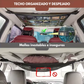 🚗🛒Red de Almacenamiento Extra para Vehículos   Organiza tu Auto y Mantén Todo Seguro Durante el Viaje ✨