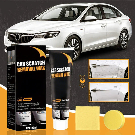 🔥 Pasta Reparadora de Arañazos para Coches - Elimina Rayas al Instante con Espátula Incluida ✨🧽