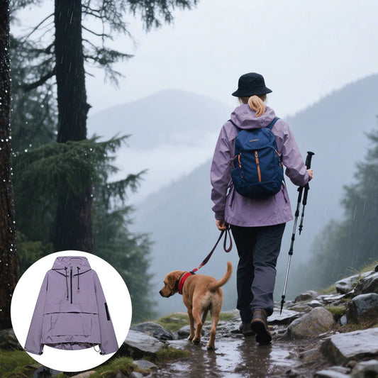 Chaqueta softshell causal con capuch