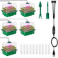 🌱 Bandejas de Cultivo con Luz de Crecimiento – Temporizador, Ajuste de Humedad, Drenaje, Ideal para Germinación de Semillas 50% OFF