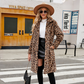 💖 Chaqueta de Estampado de Leopardo de Mediano Largo para Mujer - COMPRA 2 ENVÍO GRATIS