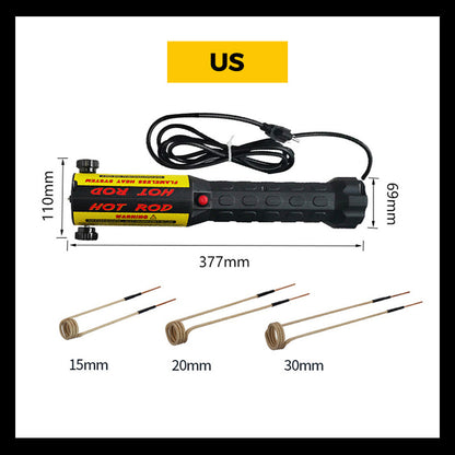 Kit de calentador de inducción magnético - Herramienta de extracción de pernos de calor por inducción de 1100 W