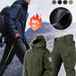 Conjunto de chaqueta y pantalones softshell táctico • Impermeable • Antiviento • Aislante • Ideal para uso invernal y de terreno