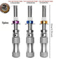 Accesorios de Herramienta Tubular de 7 Pines, Herramienta Ajustable de Acero Inoxidable, Accesorios de Herramienta Manual Multipropósito para Hogar y Oficina