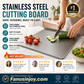 📢📢 LIMITED-TIME 50% OFF! 🔪 304 Stainless Steel Cutting Board – Safe, Hygienic & Built to Last 👩‍🍳