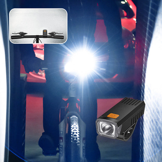 🔥Faro delantero LED recargable e impermeable para bicicleta con clip