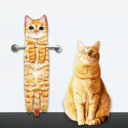 Toalla de manos de gato bonita😺🐾 - Compra 2 Envío Gratuito