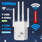 🎁 Último Día de Promoción 50% 🔥 Extensor de WiFi 2025, Amplificador de señal de doble banda 1200 Mbps (5 GHz/2,4 GHz), Cubre 10.000 pies cuadrados y 50 dispositivos, Repetidor con puerto Ethernet para el hogar, Regalos