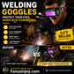 ⏳ LIMITED-TIME 50% OFF! 👀 2026 New Auto-Dimming Welding Glasses – Panoramic View & Solar Charging