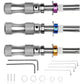 Accesorios de Herramienta Tubular de 7 Pines, Herramienta Ajustable de Acero Inoxidable, Accesorios de Herramienta Manual Multipropósito para Hogar y Oficina