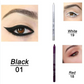 💜✨ Pack de 14 Lápices de Eyeliner Impermeables – Eyeliner en Gel de Colores con Terminaciones Metálicas y Brillantinas, Anti-Deslizamiento