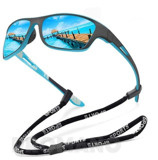 2025 Gafas de sol deportivas para hombre con lente polarizada antirreflejos