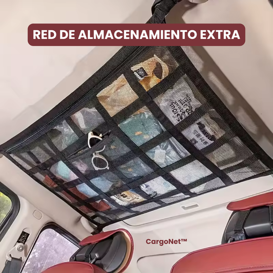 🚗🛒Red de Almacenamiento Extra para Vehículos   Organiza tu Auto y Mantén Todo Seguro Durante el Viaje ✨