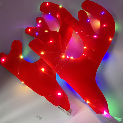 🎅 Rebajas Navideñas - 50% DE DESCUENTO 🎅 Cuernos navideños luminosos para decorar coches en Navidad ✨