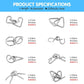 🧩 Anillo Rompecabezas de Metal (8 Piezas) - Desafío Mental con Instrucciones y Solución Incluidas, Ideal para Regalo 🎁✨