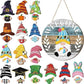 🍁Las Mejores Decoraciones para Navidad🎄Letrero de Bienvenida de Gnomo de Madera con Piezas Intercambiables🎈 - COMPRA 2 ENVÍO GRATIS