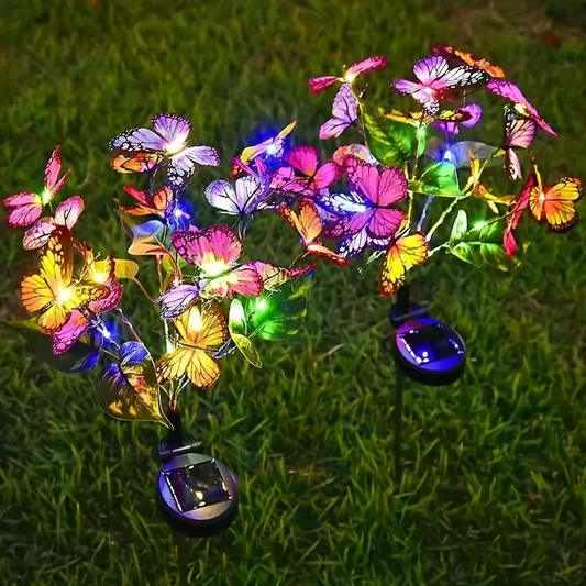 🦋Luces💐 solares exteriores para mariposas