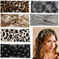 Diademas anchas de yoga con diseño cruzado retorcido, leopardo y liso – Bandas elásticas para el pelo para mujeres y niñas
