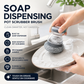 🧽 BUY 1 GET 1 FREE! 🍳 Soap-Dispensing Scrubber Brush – Press Dispense, Detachable, Durable ✨