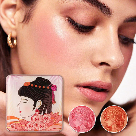 🔥Paleta de colorete en polvo Embossed Smooth para mejillas