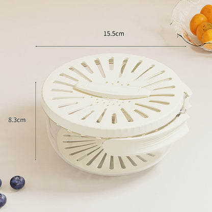 Cuenco multiusos para escurrir alimentos en el hogar