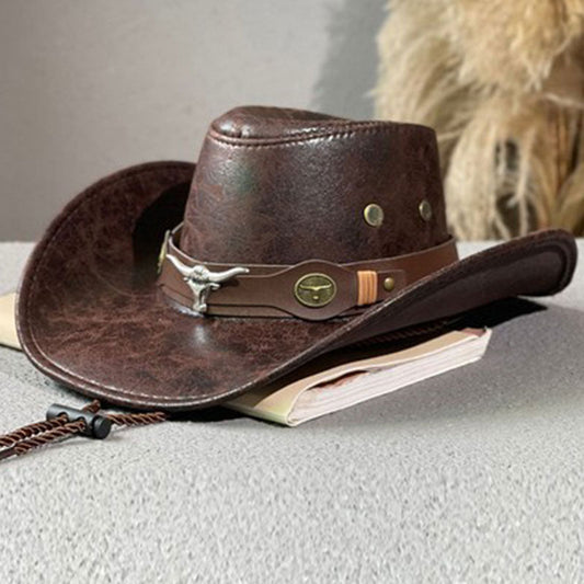 Sombrero Vaquero de Ala Ancha Vintage con Correa - Compra 2 Envío Gratis