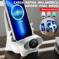 Mini silla inalámbrica de carga rápida multifuncional soporte de teléfono