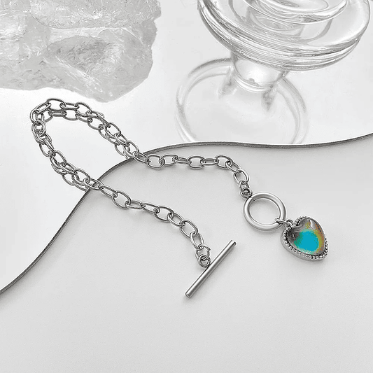 🔮 50% OFF! 💖 Color Changing Heart Mood Bracelet – Magical Color-Shifting Charm for Everyday Style ✨