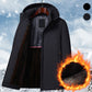 🔥Parka térmica con capucha gruesa para hombre