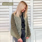 🔥2025 New Women's Knit Patchwork Puffy Jacket