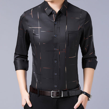 👔Especiales Otoño/Invierno🔥Camisa fina sin planchado para hombre - Compra 2 Envío Gratis