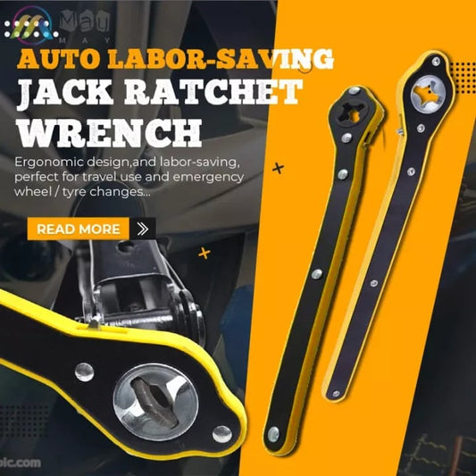 🔧 ¡50% DE DESCUENTO AHORA! 🔥 Llave de Trinquete para Gato de Coche – Elevación rápida y diseño compacto – Perfecta para cambios de neumáticos o emergencias en carretera – fácil de guardar en el maletero 🚗