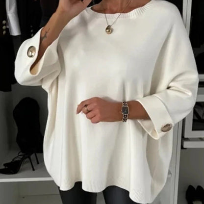 🎀 Blusa de Punto Clásica de Color Sólido para Mujer - COMPRA 2 ENVÍO GRATIS