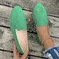 Zapatos Planos de Mujer de Color Sólido y Estilo Casual ✨Cómodos y Elegantes