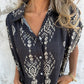 💕¡Oferta especial! 💕 Vestido holgado de manga corta con estampado y bolsillos【50% OFF】
