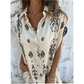 💕¡Oferta especial! 💕 Vestido holgado de manga corta con estampado y bolsillos【50% OFF】